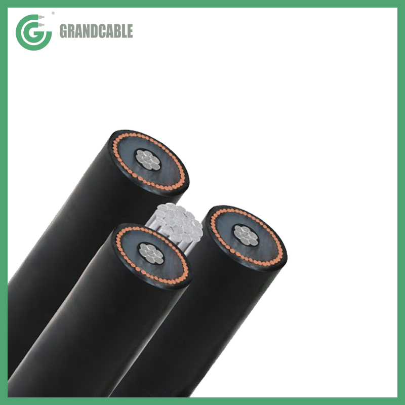  3X120+1X70mm2 6.35/11kV Aerial Bundled Cable (ABC) XLPE Insulated
