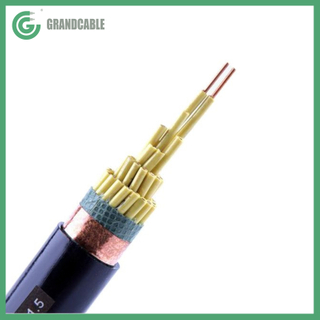 0.6/1kV 7X2.5mm2 Copper Core PVC Insulated PVC Sheathed with Copper Tape Screen Control Cable