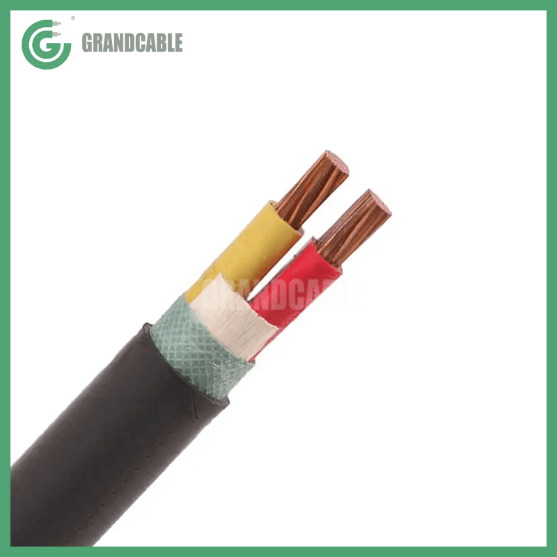Copper Conductor XLPE Insulated 0.4kV Power Cable 3X6+1X4mm2