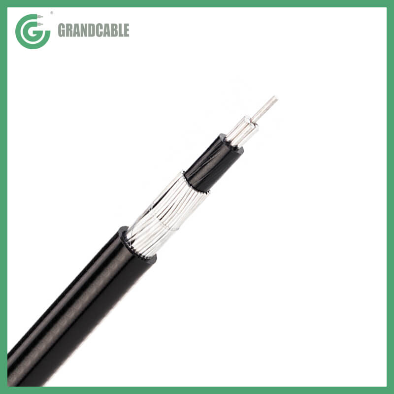 CABLE, ALUMINIUM, CONCENTRIC NEUTRAL, 2X6+#6 AWG, XLPE INSULATED
