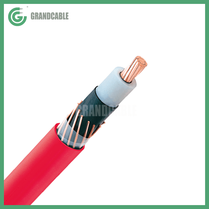 CU XLPE 33% Neutral 18/30(36)KV 500MCM power cable