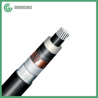 1000mm2 76/132kV 1C XLPE Al/XLPE/CWS/AL/PE aluminum cable IEC 60840