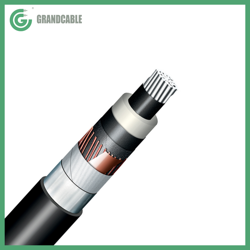 LXHIOLE(cbe) 1x630/35 38/66kV HV Power Cable for Underground Transmission